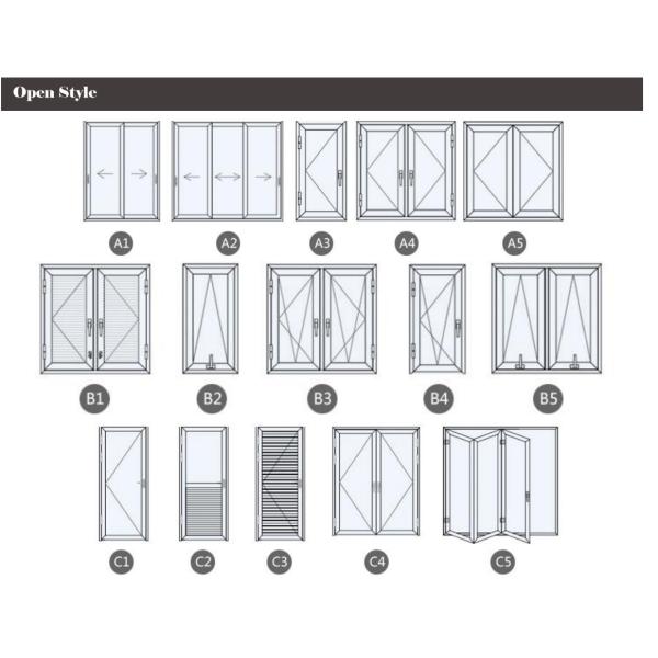 Серебр анодировал 6063 алюминиевых штранг-прессования дверной рамы для здания конструкции