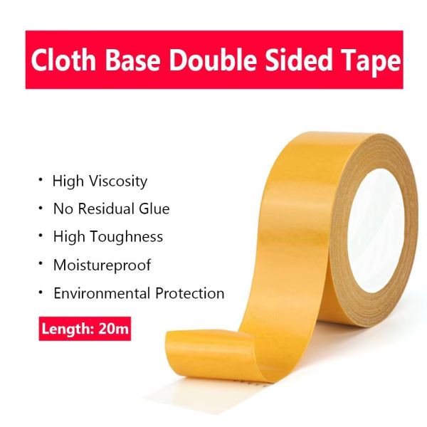 Hot Selling 2 Inch 10 Yard Heat-Resistant Self-Adhesive Carpet Binding Tape Double-Sided Removable Seam Tape