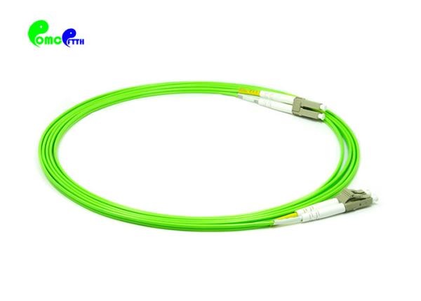 OM5 Fiber Optic Patch Cables LC PC To LC PC Duplex OM5 50 / 125  2M LSZH for 100Gig Data Center