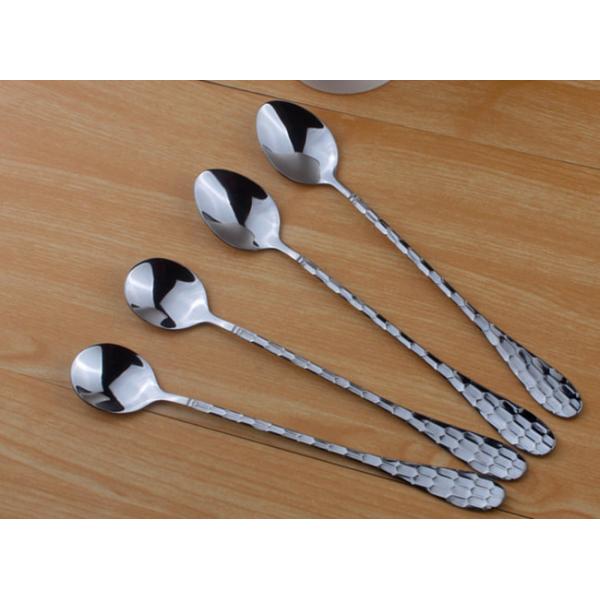 Elegant stainless steel hotel cutlery/tea spoon/mixing spoon/big spoon/long handle spoon