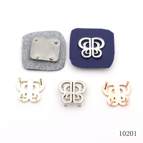 Customized Metal Bag Tags Corrosion Resistant Small Butterfly Charm