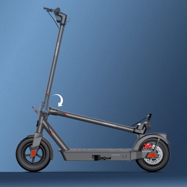 Ultimate Convenience 10'' Foldable Electric Scooter with 630W Front Rear Disc Brake 36V 10.4AH Integrated Battery for Commuting