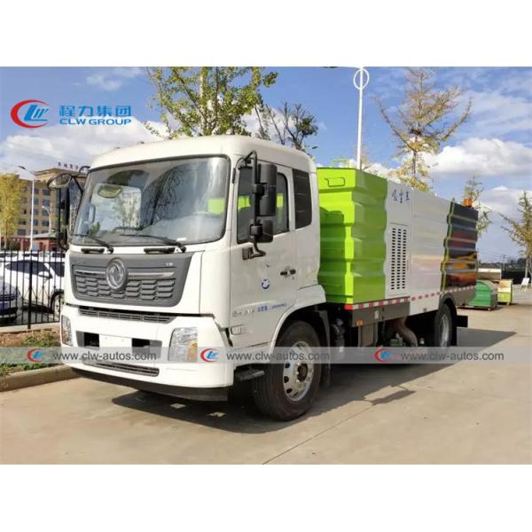 тележка дороги вакуума 12T Dongfeng очищая с отделенными шлангами всасывания