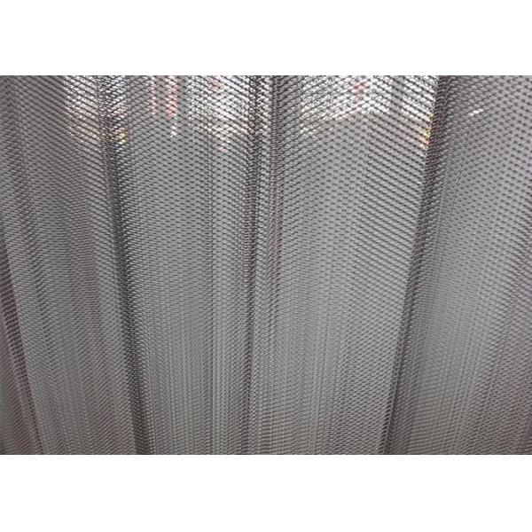 Customized Colored Metallic Curtain / Chain Mesh Curtain Indoor Decoration