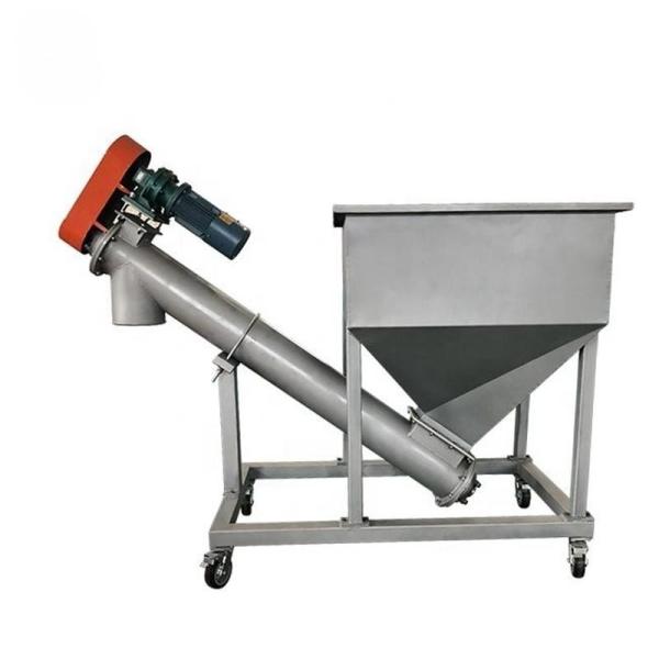 Cement Flexible Auger Feeder Stainless Steel Screw Conveyor With Heat Resistant