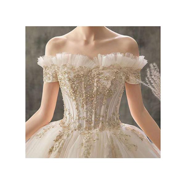 Bridal Vintage Princess Ball Gowns Lace , Tulle , Inside Lining Fabric