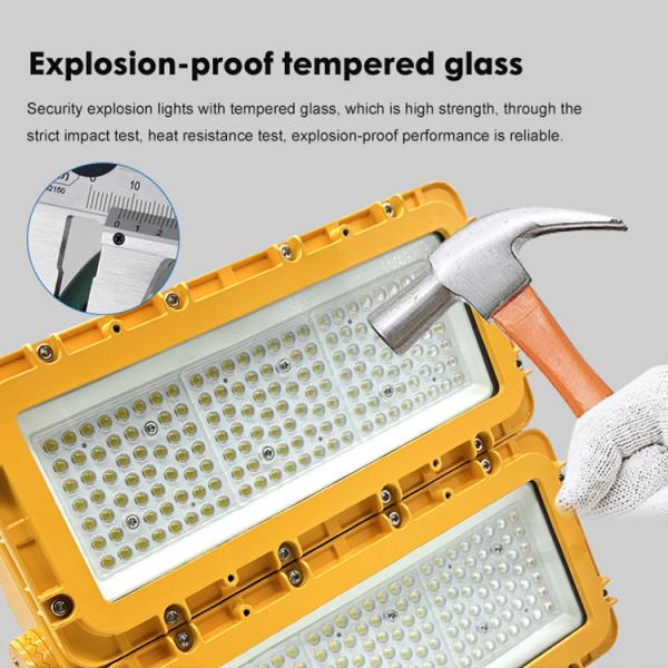 High Brightness IP65 Waterproof 150W-600W LED Explosion Proof Lighting for Hazardous Locations