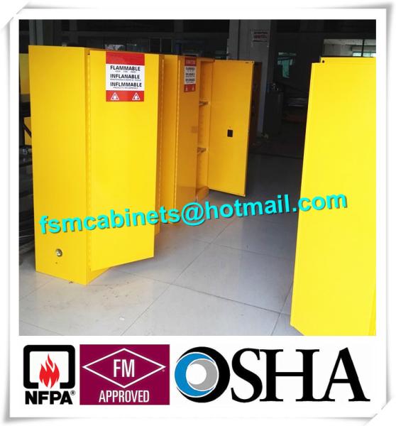 Flammable Industrial Safety Cabinet  , Chemical Storage Containers For Laboratory