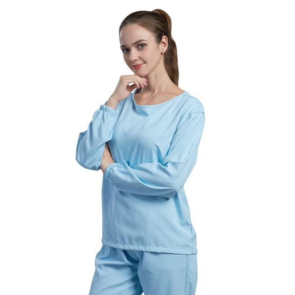 Cleanroom Hooded Anti Static Workwear Long Sleeve Shirt Pants