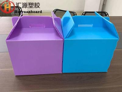 Non Toxic Reusable Corrugated Plastic Box , Corrugated Plastic Packaging Boxes