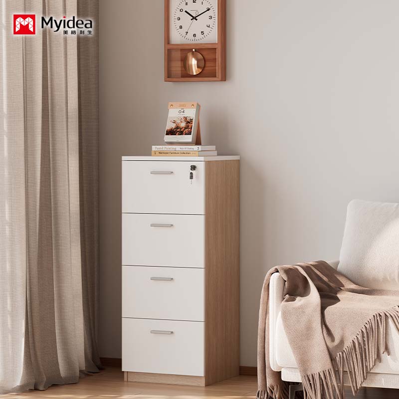 Multi-Function Storage Cabinet & Nightstand Combo – Perfect for Apartments and Dorm Rooms, Maximizes Bedside Storage.