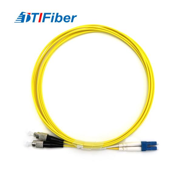 Single Mode Duplex FC-LC SM DX Fiber Optic Patch Cord PVC Jacket