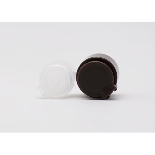 vis en plastique Flip Top Cap Solid Packing de cosmétiques de cou de 28mm