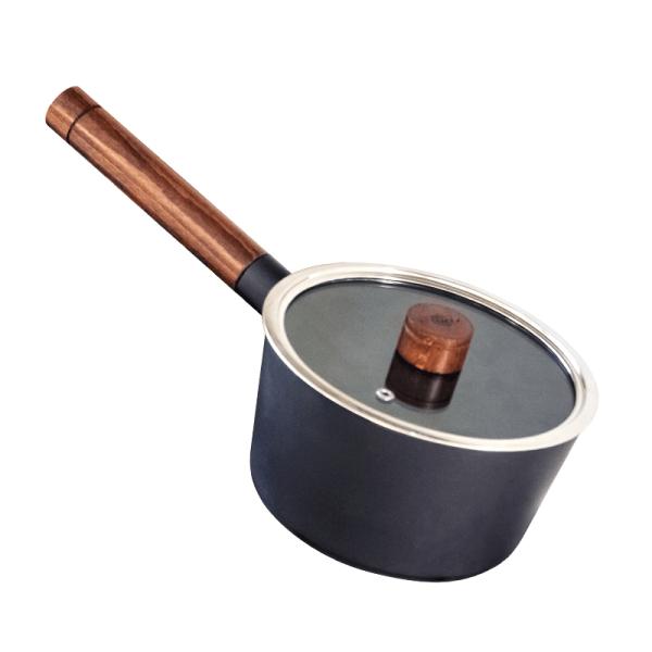 PFOA Free Aluminium Milk Pan 1.15KG Milk Warmer Pot With 22.5cm Handle