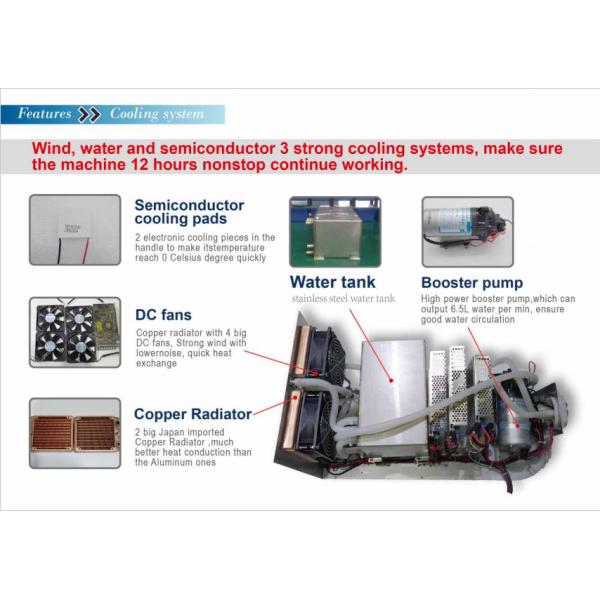 Portable diode laser hair removal machine