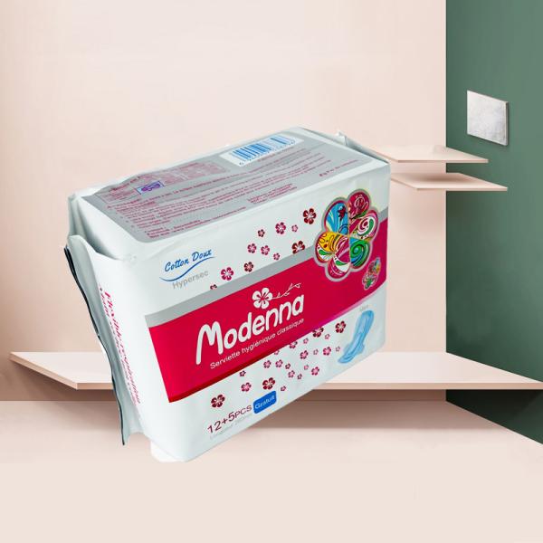 Acessórios descartáveis de algodão para mulheres Acessórios higiénicos menstruais de algodão para mulheres Serviços com asas