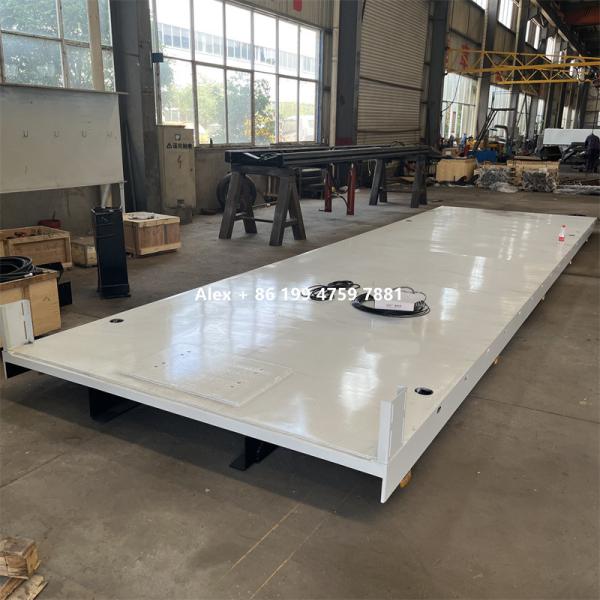 15 toneladas de aço de carga pesada de reboque de reboque caminhão cama de recuperação caminhão corpo 44500 Lb