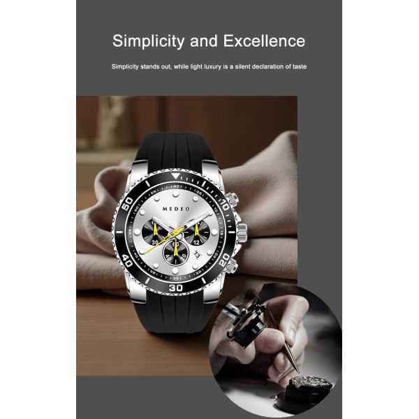 SHX Men's Quartz Watch · 3ATM Water Resistance | Luminous Dial
