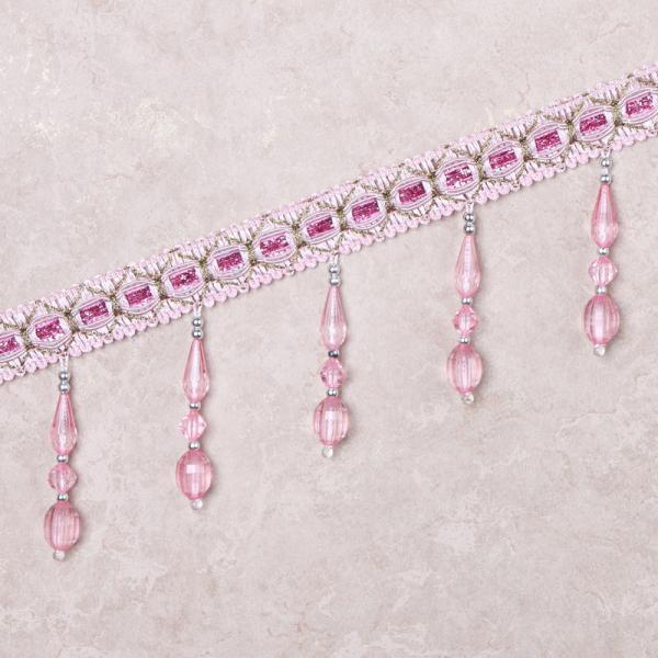 Handmade fashionable chain beads lace tassels fringes for curtain/sofa/pillow decoration