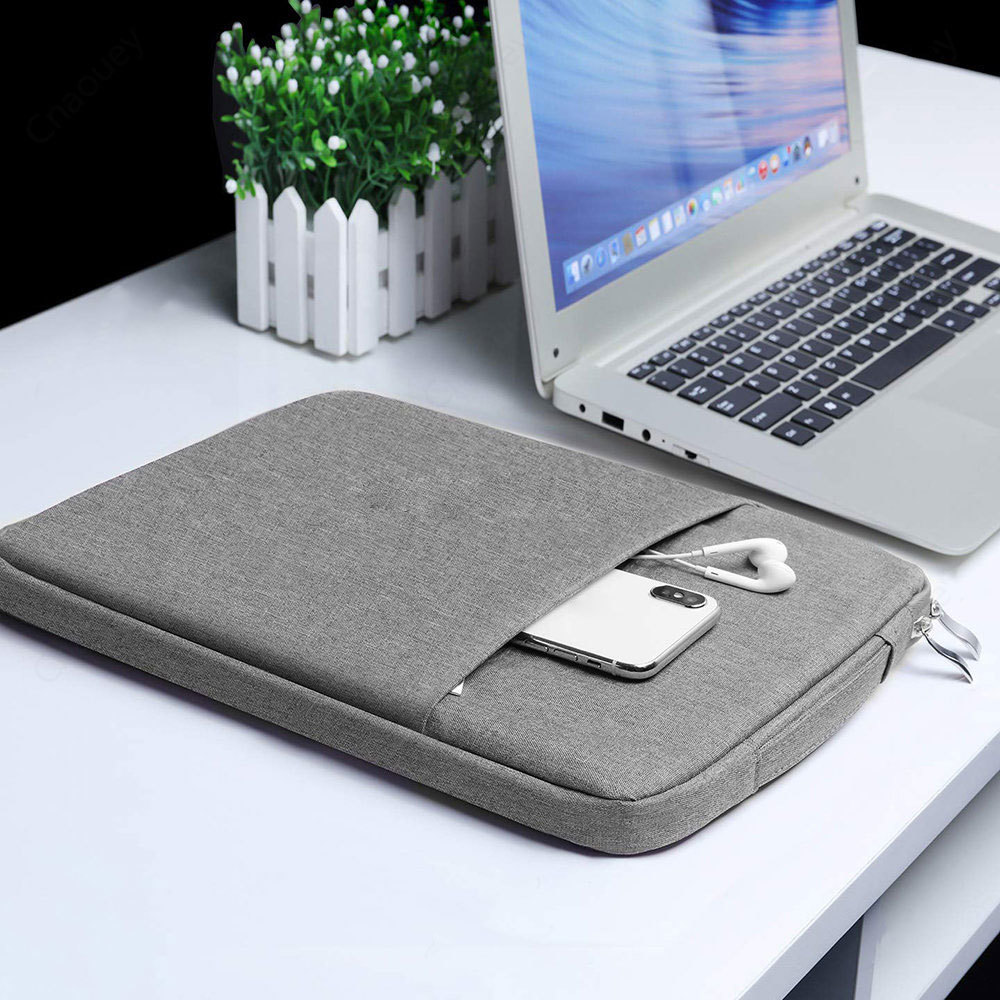 For Laudtec Polyester Laptop Sleeve Handbag Case Waterproof Zipper Portable Notebook Cover Business Shockproof Lap Top Bags for Wholesale OEM/ODM/Private Label