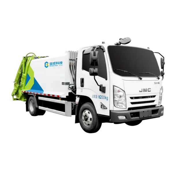 25T Capacity Electric Garbage Compactor Truck with Large Box Capacity and Rear Loader Function