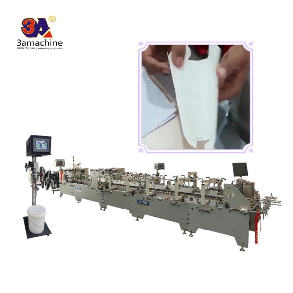 380V Voltage Textiles Folder Gluing Machine for Professional Presentation Folders