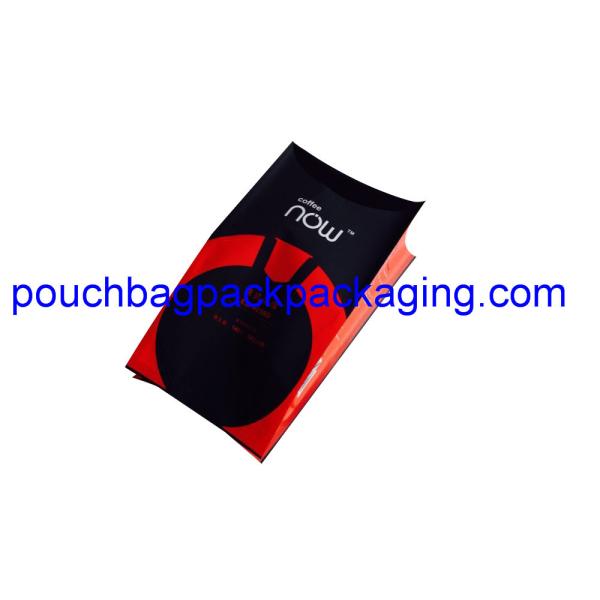 Gusset seal coffee bag pack packaging, high barrier foil coffee bag for coffee packaging