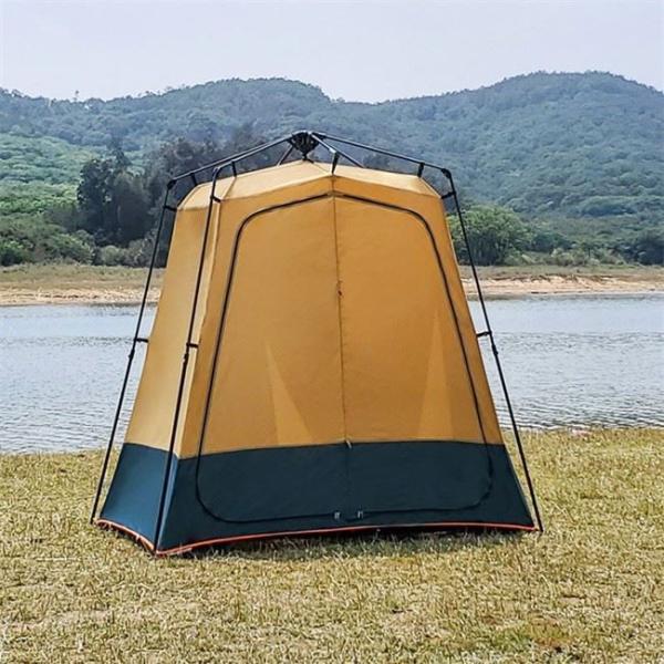 Shower Shelter – Giant Portable Outdoor Pop UP Camping Shower Tent Enclosure – Changing Room – 2 Rooms – Instant