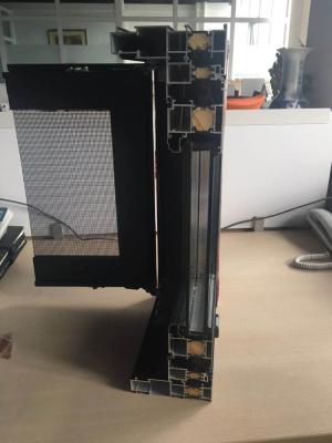 Isolação térmica eficiente da energia das extrusões do quadro de janela de alumínio da ruptura da ponte
