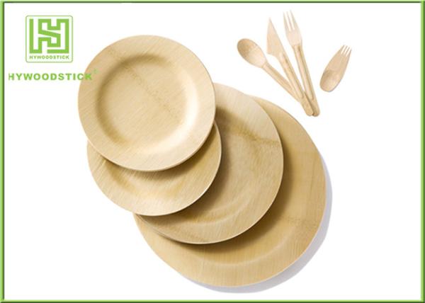 Non - Flavor Wood  Appetizer Plates , Eco Friendly Rice Husk Fiber Dinner Plates