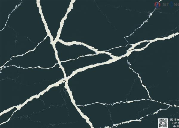 Bathroom Countertop Calacatta Quartz Stone Eco Friendly Building Materials