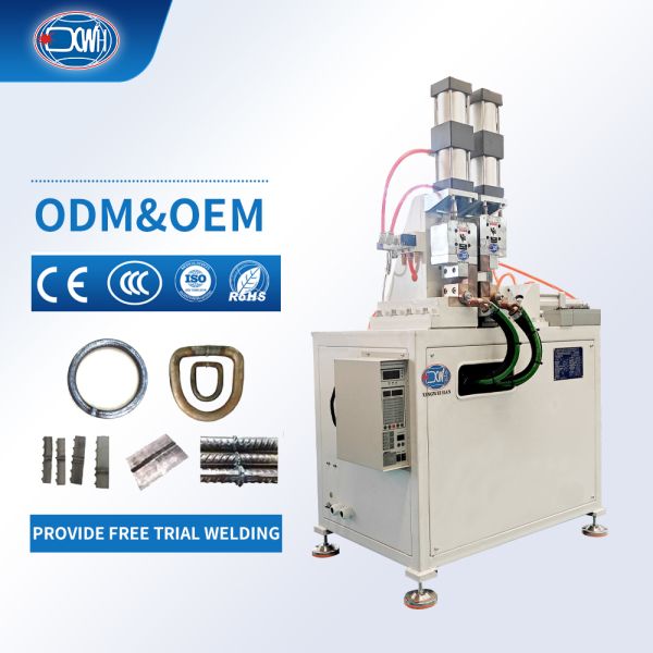 25 Mm Diameter Pneumatic Resistance Flash Butt Welder For Steel Rebar Rod Wire Ring Welding