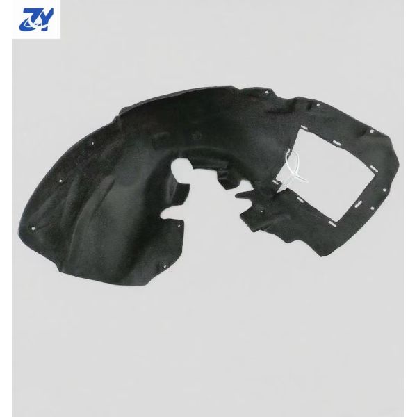Wheel cover lining nylon wool composite front wing plate lining suitable for McLaren 650S Coupe Spider auto parts black