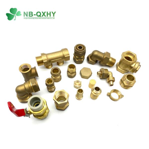 NB-QXHY Válvula de esfera de bronze/cobre para instalação de tubulações industriais