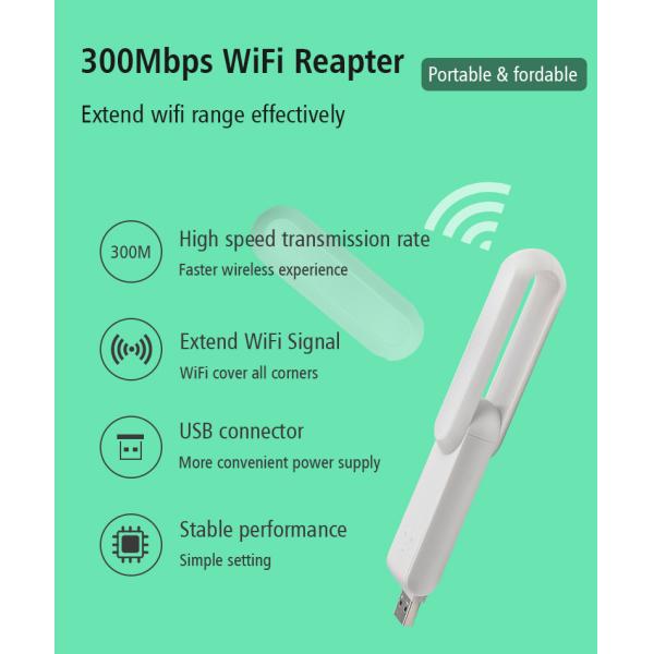 Портативная ракета -носитель 802.11n 300Mbps наполнителя репитера USB WiFi