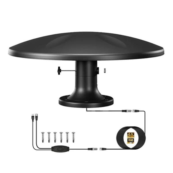 Televisão inteligente sinal de recepção aérea 360 para acampamento, Campervan Digital Motorhome Truck antena de viagem TV RV HDTV antena