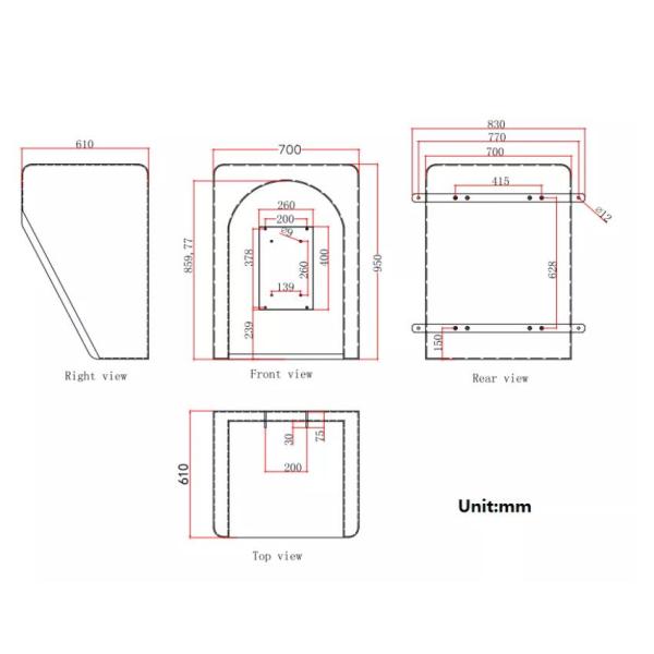Материал акустического клобука GRP аварийного телефона уменьшения шума для морского пехотинца