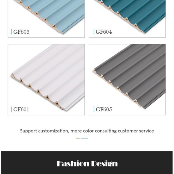 Панель гриля декоративного потолка 3D WPC деревянного на открытом воздухе 15mm круглая