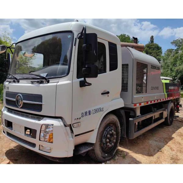 ZOOMLION Hydraulic Diesel Stationary Trailer Mounted Concrete Line Pump For Sale