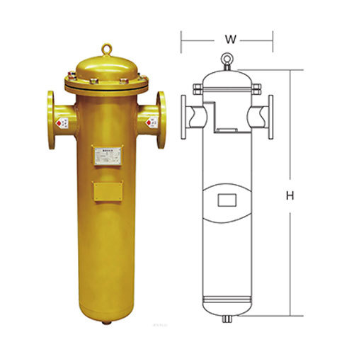 YFL Series Flange 1.0MPa Precision Filter For Water Treatment Corrosion Resistance