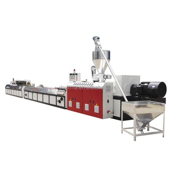 Twin Screw PVC Cable Trunk Making Machine for Speed Production