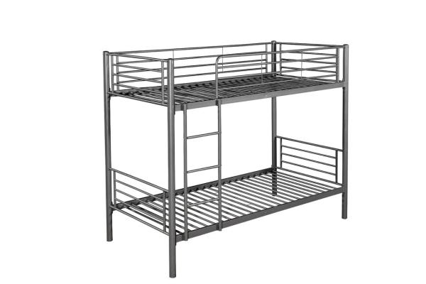 1.5mm 1910*915*1650Mm Black Iron Bunk Beds For School