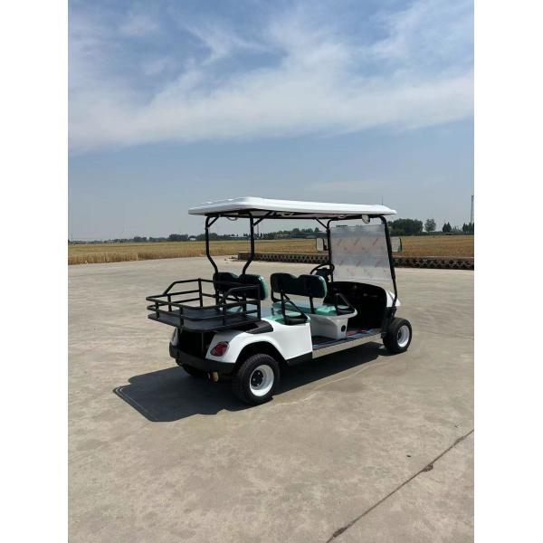 Стандартная перезаряжаемая 4-местная тележка для гольфа 3,5 кВт двигатель переменного тока четырехколесная электрическая тележка для гольфа