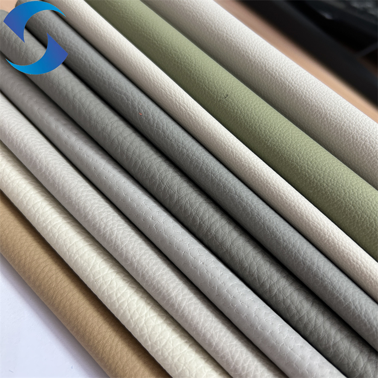 140CM Width PVC Leather Fabric with Free Sample and Abrasion-Resistant for Upholstery and Automotive
