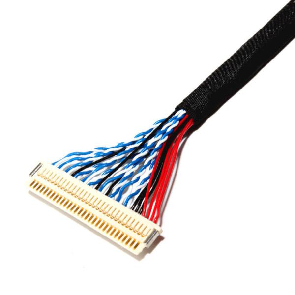Hirose Df19 Lvds Кабельная сборка 30 пин Lvds Wire Harness Lvds Display