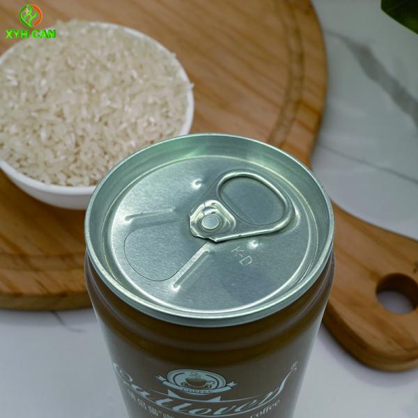 Polishing Round Empty Tin Cans PMS Printing For Beverages Coffee
