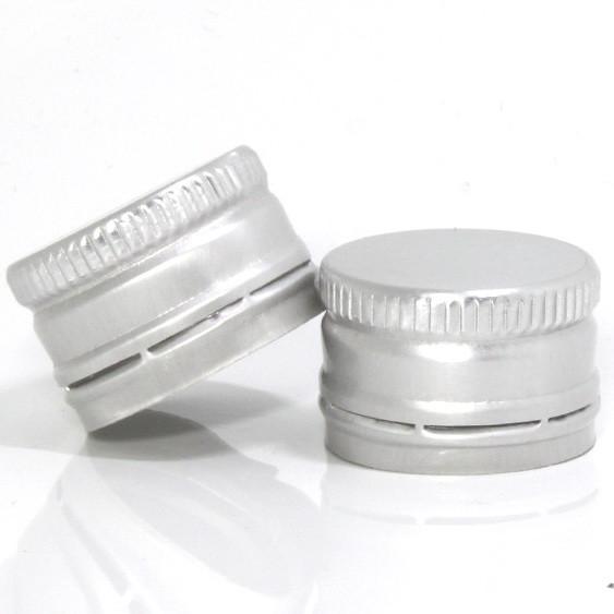 Wine / Drinks Aluminium Bottle Cap , No Leakage Oral Liquid Plastic Bottle Tops