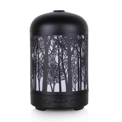 150ml Aromatherapy Essential Oil Diffuser Metal Ultrasonic Waterless Auto Off