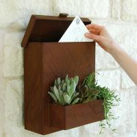 Le métal fait sur commande de jardin de boîte aux lettres ornemente le temps résistant