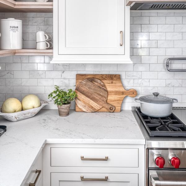 Apartment Lacquer White Kitchen Cabinets With Wood Island Shaker Style